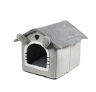 Indoor Warm Dog House Soft Pet Bed Tent House Dog Kennel Cat Bed With Removable