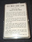 Vintage Old Maid Whitman Card Game Complete Deck With Clear Case