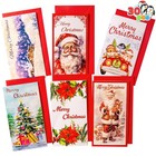 30 Pcs Christmas Classic Money Cards With Envelopes  Xmas Money Cards For Gift H