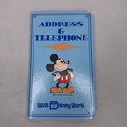 Vintage Mickey Mouse Walt Disney World Blue Address   Telephone Book Japan