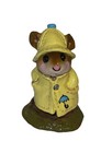 Wee Forest Folk M-180 April Showers Yellow Raincoat Slicker 1991 In Wff