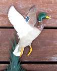 Vintage Cast Iron Mallard Duck  Wind Vane   15  X 23 