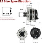 Alternator For -chrysler Town   Country 2011 2012-2016 3 6l  For -dodge Grand 