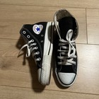Vintage Converse Made In Usa Size 4 5 Black All Star Rare Lightly Worn