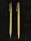 Sheaffer Grape Vine White Dot 12k Gf Gold Plated Casing Pen   Pencil Set W  Case