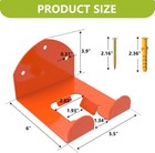 Trimmer Rack Wall Mount Weed Eater Hanger Heavy Duty Garage Organizer 2 Pack
