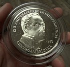 1971 Panama 20 Balboas Sterling Silver Proof Coin 3 8539 Oz Round Box   Coa