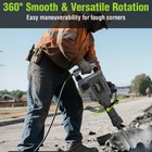 Workpro 1800w Electric Demolition Jack Hammer Concrete Breaker 15a 2 Chisel Bits
