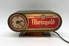 Vintage Rheingold Premium Beer Lighted Cash Register Clock Sign Works Tested