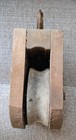 Vintage Wood Barn Pulley Tackle Block Antique Primative Farm