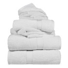Ultra Plush Egyptian Cotton Towels Set - 6 Piece  Highly Absorbent  White
