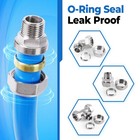 Shop Air Line Kit 1 2   150 260ft Compressed Air Piping System
