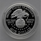 1991 Uso Silver Dollar Coin  proof 