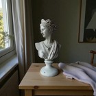 Greek Roman Goddess Artemis Diana Bust Head  Statue Sculpture 12    Figurine  