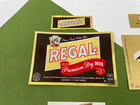 Vintage Regal Beer Bottlelabels Unused St  Louis Anheuser Busch Lot