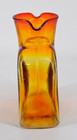 Blenko Tangerine Amberina  384 Water Bottle Double Spout Pitcher 8 