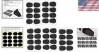 Mouthpiece Cushions  40 Pack  In Black Silicone For Sax   Clarinet Comfort