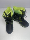 Dsg Black green Synthetic Ankle Snow Boots Hook   Loop Round Toe Kids