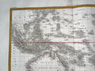 Oceania Australia Polynesia Dated 1829 Lapie Large Antique Map 19th Century