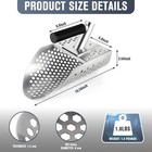 Metal Detecting Sand Scoop Stainless Steel Hand Sifter Beach Digging Shovel Tool