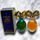 Lot 3 Vintage Elizabeth Taylor Diamonds Rubies Emeralds Sapphires Parfum Minis
