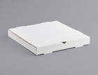  50 Pack  16  X 16  X 2  White Corrugated Plain Square Bakery Cake Pizza Box