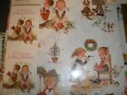 Lot Of 4 New Vintage Gift Wrap Sheets Christmas Hallmark   American Greetings
