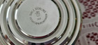 Set Of Towle  Sterling Silver Weighted Candle Holders 3 1 4    Style  700