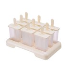1pcs 9-in-1 Diy Ice Cream Popsicle Mold With Tray     Easy Homemade Frozen Maker