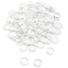150 Pieces 1  Clear Glass Dome Cabochons - Round Photo Pendant Craft Jewelry
