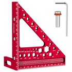 6 5   Metric 3d Multi-angle Measuring Ruler  Aluminum Carpenter Square For 