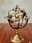 Antique Brass Armillary 18  Globe Vintage Astrolabe Sphere Maritime Brass Deskt