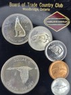 Canadian Centennial Coin Set Paperweight Board Of Trade Country Club Woodbridge