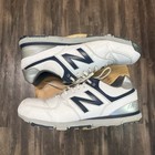 New Balance 574 White Golf Shoes Men   s  13 D Spikeless Nbg574 Sneakers