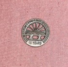 Great Seal Of The State Of Ohio 15 Years Service Sterling Silver 925 Lapel Pin