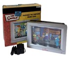 Vintage The Simpsons Mini Virtual Vision 2003 Plays Theme Song Tested W  Box