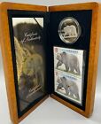 2004 The Great Grizzly  8 Limited Edition Stamp   Coin Set   Royal Canadian Mint