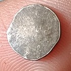  h67 ancient Gandhara Janapada Authentic 600 B c 1 16 Silver Punch Mark Coin 