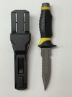 Blue Tang Underwater Kinetics Titanium Dive Rescue Knife drop Point  Yellow blk 