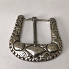Sterling Silver 1 25    Western Engraved Belt Buckle 27 4g  sb54 read Discription