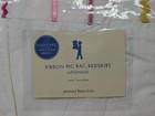 Pottery Barn Kids Twin Bed Skirt Ribbon Ric Rac Cotton White Pink New