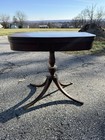 Early 1900s Duncan Phyfe Style Mahogany Folding Game Table As Is 