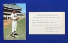 1963 Los Angeles Dodgers Sandy Koufax No Hitter Program Postcard Schedule