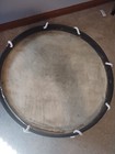 Antique Usa Made Cowhide Wood Drum With Some Original Rope