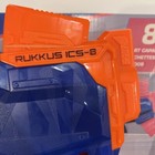 New Hasbro Nerf N-strike Elite Rukkus Ics-8 Blaster With Indexing Clip   8 Darts