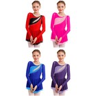 Kids Girls Dress Patchwork Dancewear Mesh Leotard Dresses Ballet Outwear Latin