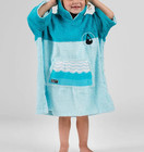 Wave Hawaii Kids Bamboo Poncho Mini Teal light Blue Nwt Changing Towel