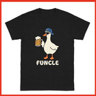 Funny Uncle Chirstmas 2026 Unisex Black T Shirt