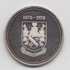 1978 Cannington Ontario Fine Silver Trade Dollar Token Canada