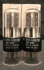 Sylvania 6sn7 Gt Vt-231 Tube Jan Chs 1940s Tough Dogs Matched Set